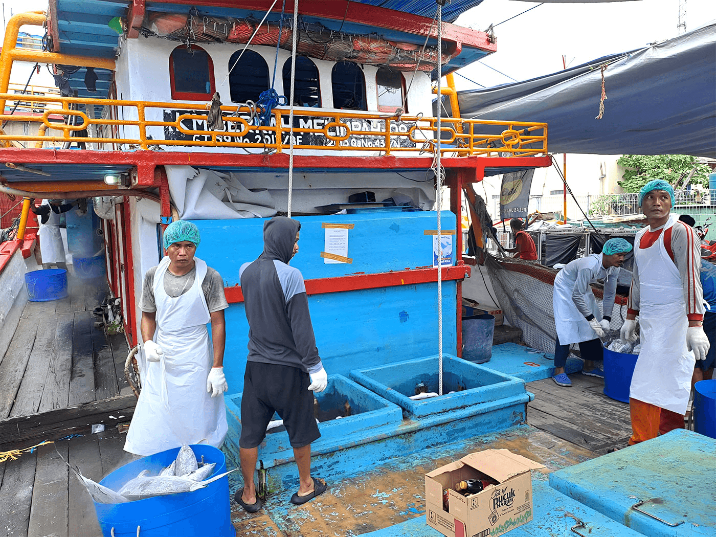Fish handling team 3